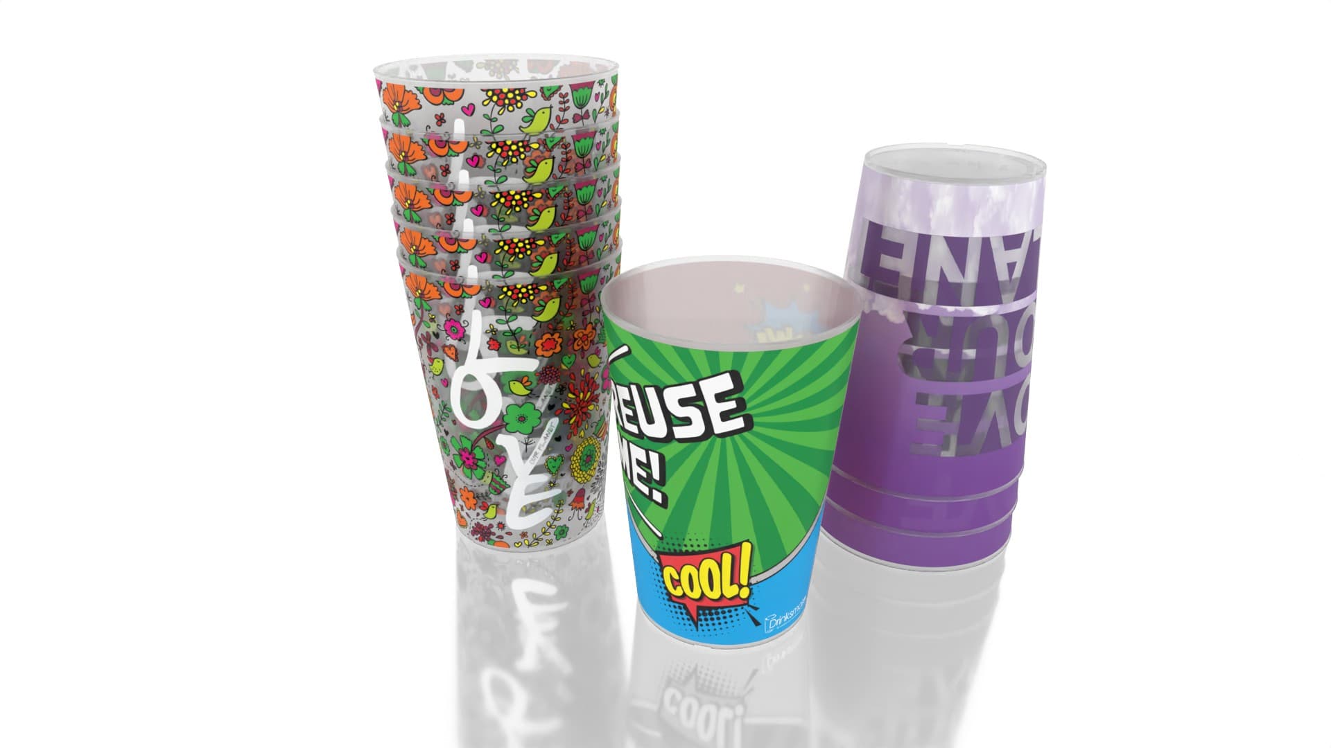 16oz Cocktail Cup FULL COLOUR