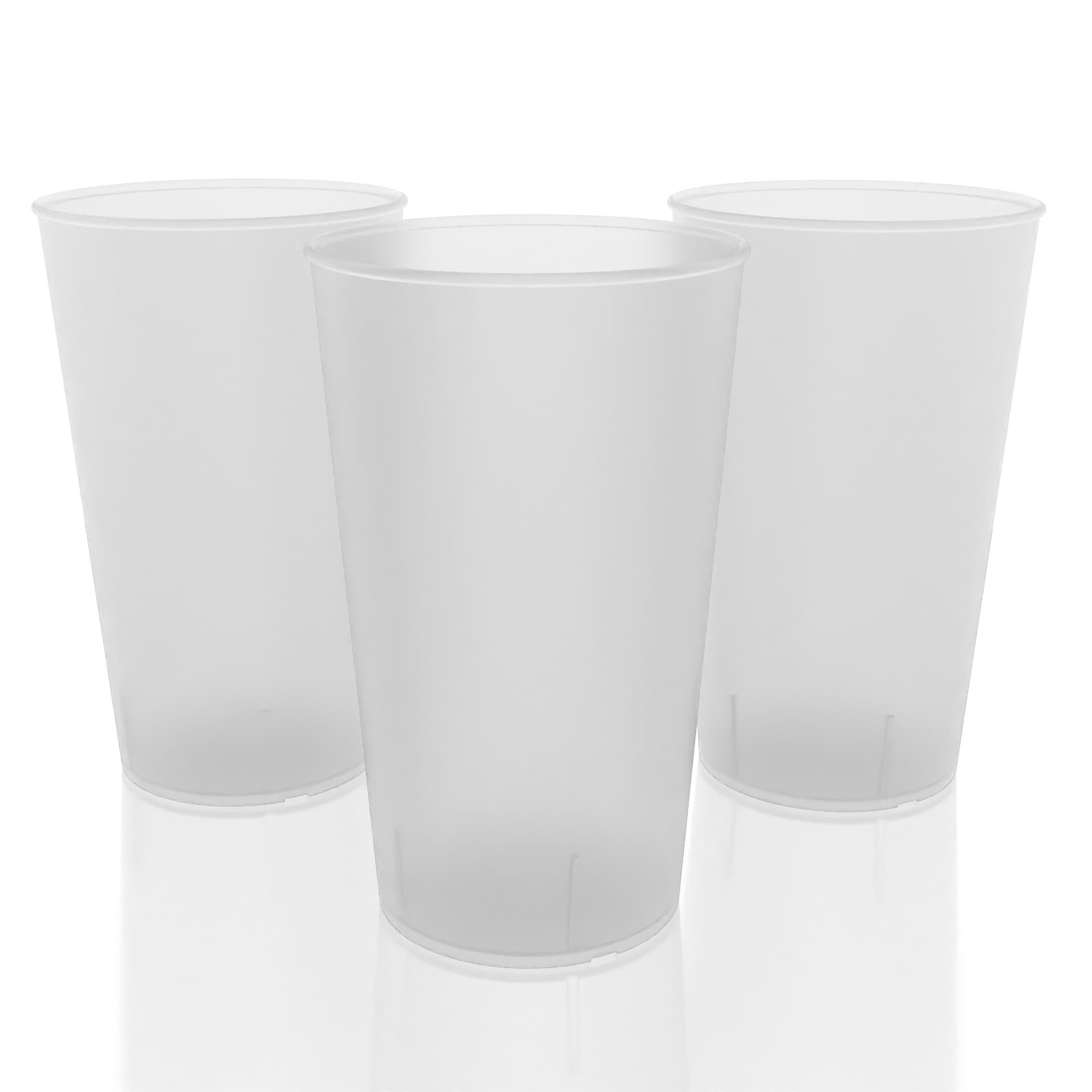 Plain Plastic Half Pint Cup