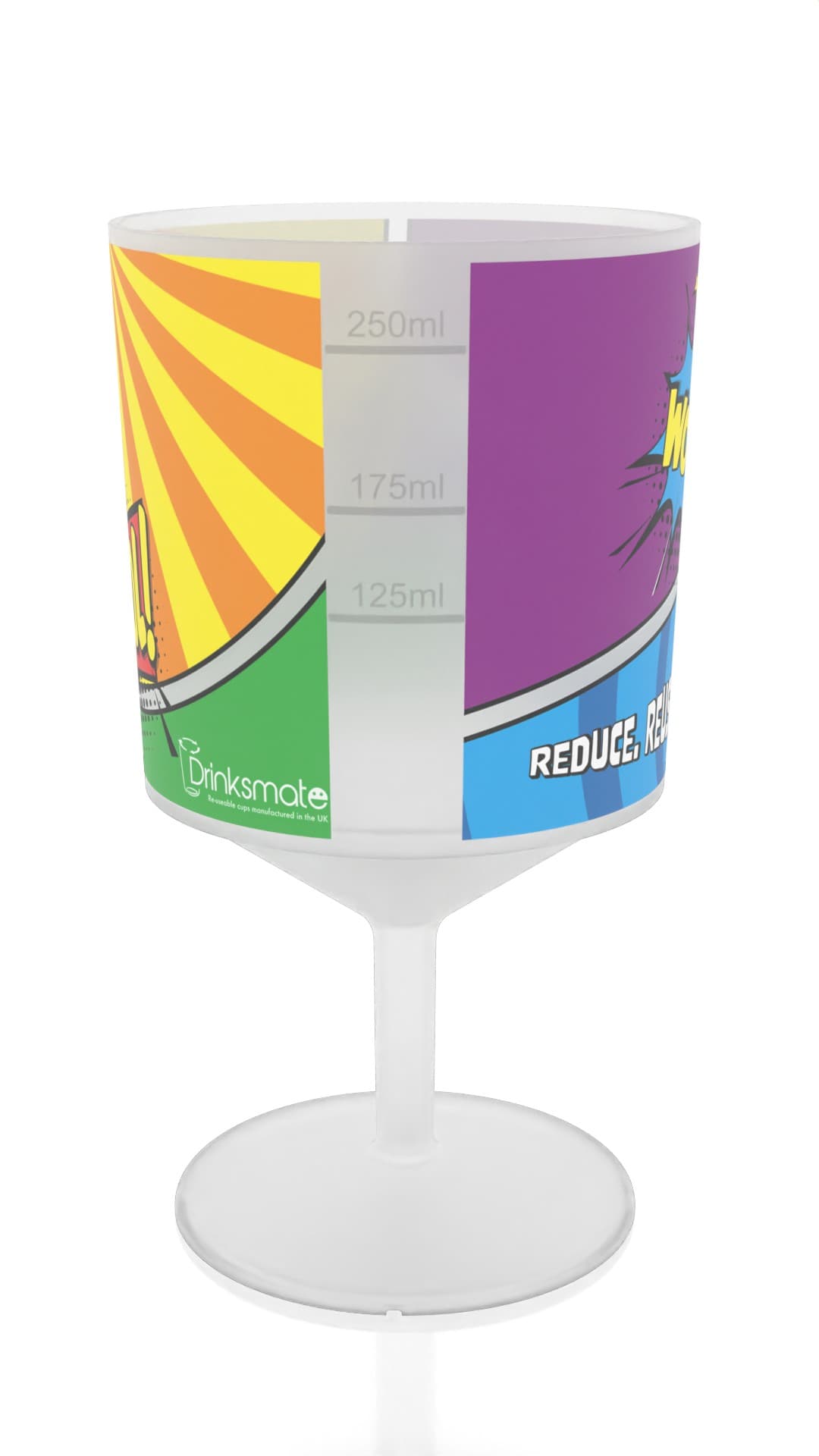 Stackable Wine Cup FULL COLOUR